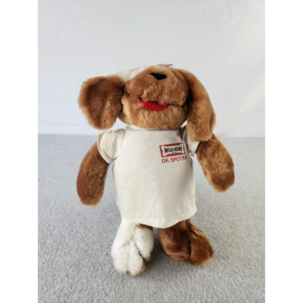 Milk Bone Brand Dog‎ Biscuits Plush Doctor Spot, M.B. Dog By Russ Promo Stuffed
